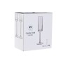 Verre à pied évasé de champagne et de cava Home ESPRIT Transparent Verre 160 ml (6 Unités)