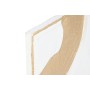 Decoración de Pared Home ESPRIT Blanco Dorado Moderno 48 x 2,5 x 80,5 cm (2 Unidades)