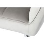 Butaca Home ESPRIT Gris Crema Dorado Plateado Poliéster Metal 74 x 74 x 90 cm 74 x 67 x 90 cm