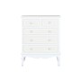 Commode Home ESPRIT Blanc Beige Romantique 80 x 42 x 105 cm
