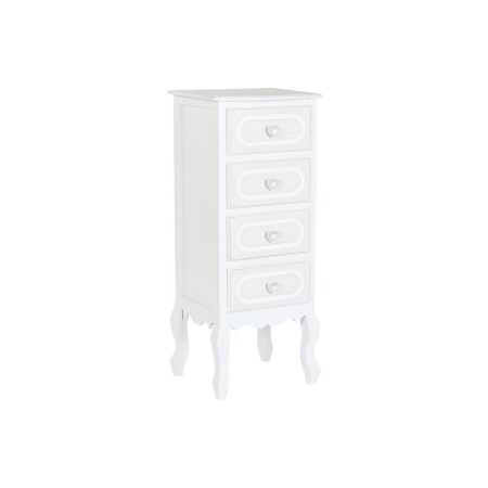 Cajonera Home ESPRIT Blanco Romántico 40 x 36 x 100 cm