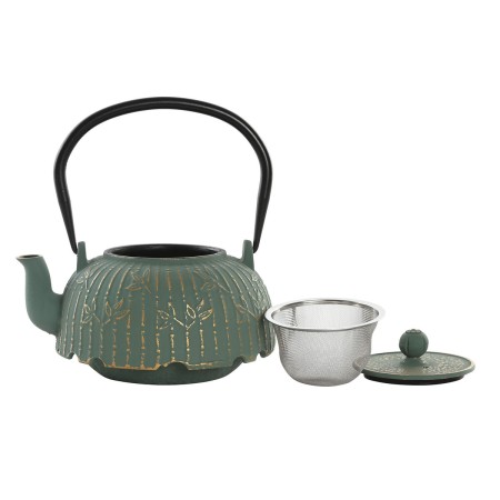 Théière Home ESPRIT Vert Bambou Acier inoxydable Fer 1 L