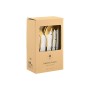 Couverts Home ESPRIT Doré Acier inoxydable 17 x 7 x 24 cm 20 Pièces