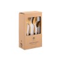 Cubertería Home ESPRIT Dorado Acero Inoxidable 15 x 7 x 24 cm 16 Piezas