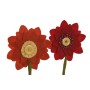 Support de porte Home ESPRIT Polyester Jute 14 x 14 x 33 cm (2 Unités)