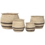 Cache-pot Home ESPRIT Marron Fibre Arabe 60 x 60 x 52 cm (4 Unités)