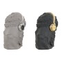 Figura Decorativa Home ESPRIT Negro Gris Dorado Plateado Auriculares 14 x 10 x 17 cm (2 Unidades)