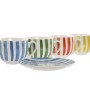 Jeu de 6 tasses avec plat Home ESPRIT Jaune Bleu Vert Corail Porcelaine 240 ml