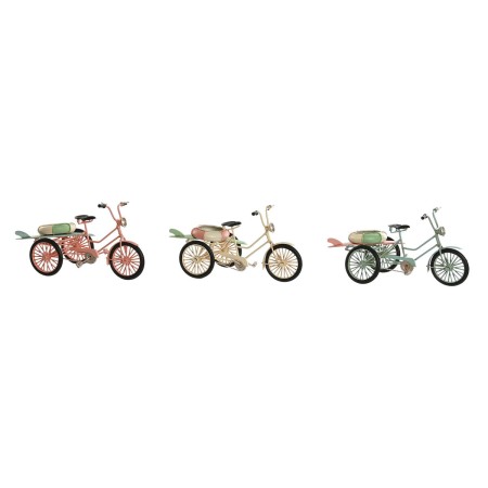 Figura Decorativa Home ESPRIT Azul Blanco Verde Rosa Vintage 26,5 x 12 x 14 cm (3 Unidades)