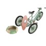 Figura Decorativa Home ESPRIT Azul Blanco Verde Rosa Vintage 26,5 x 12 x 14 cm (3 Unidades)