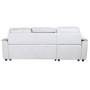 Canapé Convertible Home ESPRIT Gris clair Moderne 220 x 153 x 88 cm