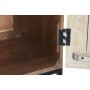 Armoire Home ESPRIT Blanc Noir Métal Bois de manguier 180 x 40 x 160 cm