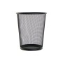 Corbeille à papier DKD Home Decor Grille Noir Métal (29,5 x 29,5 x 35 cm) (16 L)