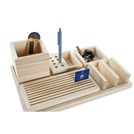 Organisateurs DKD Home Decor Bois (35 x 23 x 12 cm)