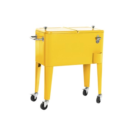 Glacière Home ESPRIT Jaune Acier polypropylène 56 L 74 x 43 x 80 cm