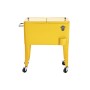 Glacière Home ESPRIT Jaune Acier polypropylène 56 L 74 x 43 x 80 cm