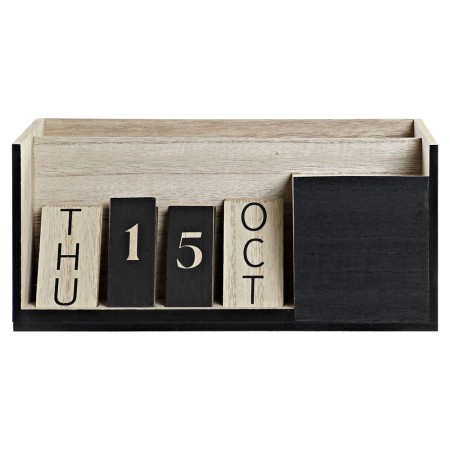 Organisateurs DKD Home Decor Calendrier MDF (30 x 15 x 15 cm)