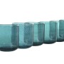 Set de Vasos Home ESPRIT Turquesa Cristal 320 ml (6 Unidades)