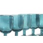 Set de Copas Home ESPRIT Turquesa Cristal 300 ml (6 Unidades)