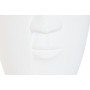 Cache-pot Home ESPRIT Blanc Magnésium Moderne Visage 42 x 42 x 110 cm