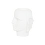 Cache-pot Home ESPRIT Blanc Magnésium Moderne Visage 49 x 49 x 50 cm