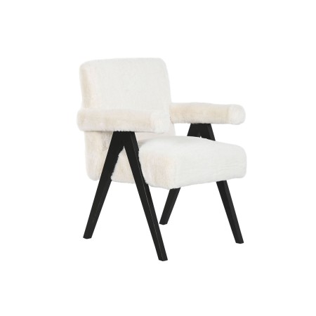 Butaca Home ESPRIT Blanco Madera 54 x 64 x 86 cm