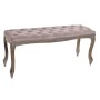 Coffre de Rangement DKD Home Decor Rose Polyester Bois d'hévéa (112 x 38 x 48 cm)