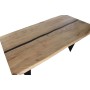 Mesa de Comedor Home ESPRIT Metal Madera de acacia 200 x 100 x 76 cm