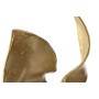 Figura Decorativa Home ESPRIT Blanco Dorado Abstracto 38 x 10 x 55 cm