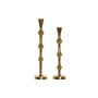 Candelabro Home ESPRIT Dorado Aluminio Moderno 8 x 8 x 36 cm (2 Unidades)
