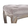 Coffre de Rangement DKD Home Decor Rose Polyester Bois d'hévéa (112 x 38 x 48 cm)