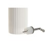 Aceitera Home ESPRIT Blanco Plateado Acero Inoxidable Porcelana Urbano 350 ml 7 x 7 x 22 cm