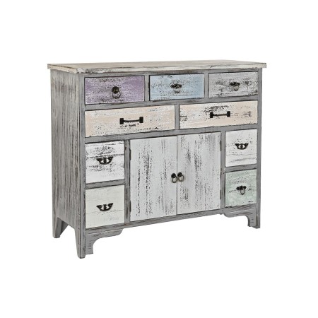 Caisson à Tiroirs DKD Home Decor Sapin Gris Blanc Crème DM (100 x 37 x 85,5 cm)