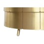 Table Basse Home ESPRIT Doré 90 x 90 x 45 cm