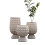 Cache-pot Home ESPRIT Argile Fibre Moderne 35 x 35 x 60 cm