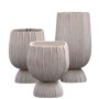 Cache-pot Home ESPRIT Argile Fibre Moderne 32 x 32 x 60 cm