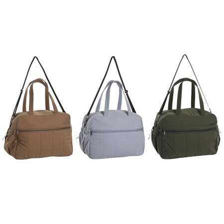 Bolso Mujer Home ESPRIT Verde Beige Lila 42 x 19 x 30 cm (3 Unidades)