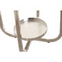 Bougeoir Home ESPRIT Argenté Verre Acier 21 x 21 x 49 cm