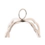 Bougeoir Home ESPRIT Argenté Verre Acier 21 x 21 x 49 cm