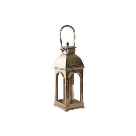 Farol Home ESPRIT Dorado Aluminio Cristal Vintage 17 x 17 x 59 cm