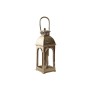 Farol Home ESPRIT Dorado Aluminio Cristal Vintage 17 x 17 x 59 cm