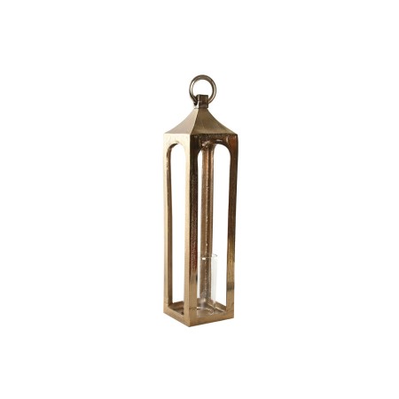 Lanterne Home ESPRIT Doré Aluminium Verre Arabe 14 x 14 x 65 cm