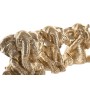 Figura Decorativa Home ESPRIT Dorado Elefante 13 x 12 x 14 cm (3 Unidades)