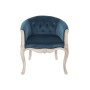 Fauteuil DKD Home Decor Polyester Bois d'hévéa (58 x 60 x 69 cm)