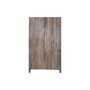 Vitrina Home ESPRIT Blanco Marrón Madera Reciclada 100 x 40 x 180 cm