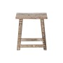 Mesa auxiliar Home ESPRIT Blanco Marrón 45 x 25 x 51 cm