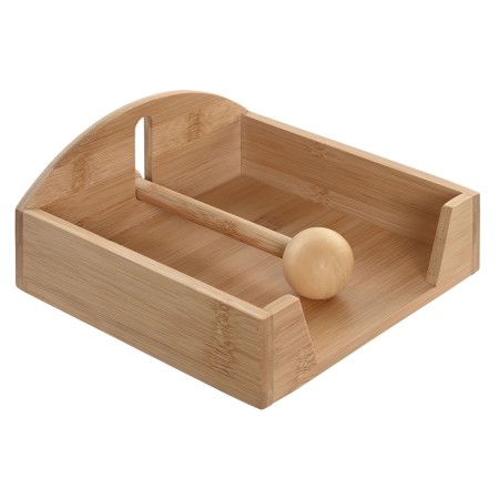 Porte-serviettes Home ESPRIT Naturel Bambou 19 x 21 x 8,8 cm