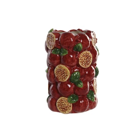 Vase Home ESPRIT Vert Bordeaux Céramique 21 x 21 x 30 cm