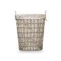 Panier Kipit HX30553 Gris Polyester Tissu polypropylène Fer Plastique 50 % coton 48 x 58 x 34 cm 49 x 58 x 35 cm (6 Unités)