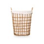 Cesto Kipit HX30555 Natural Poliéster Tela Polipropileno Hierro Plástico 50 % algodón 48 x 58 x 34 cm 49 x 58 x 35 cm (6 Unid